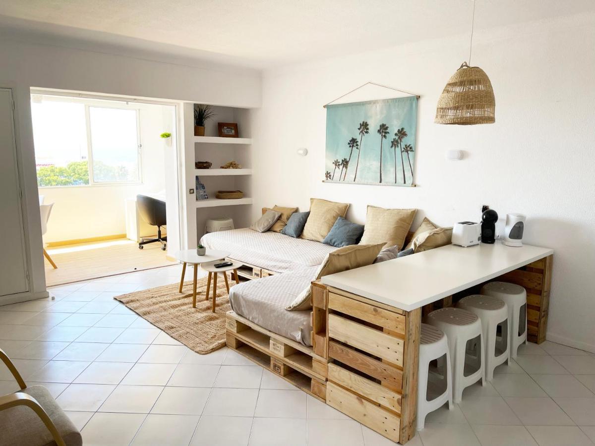 Panoramic Seaview - 2 Bedroom, Main Ave, 15 Min Walk Beach, Workspace Albufeira Kültér fotó